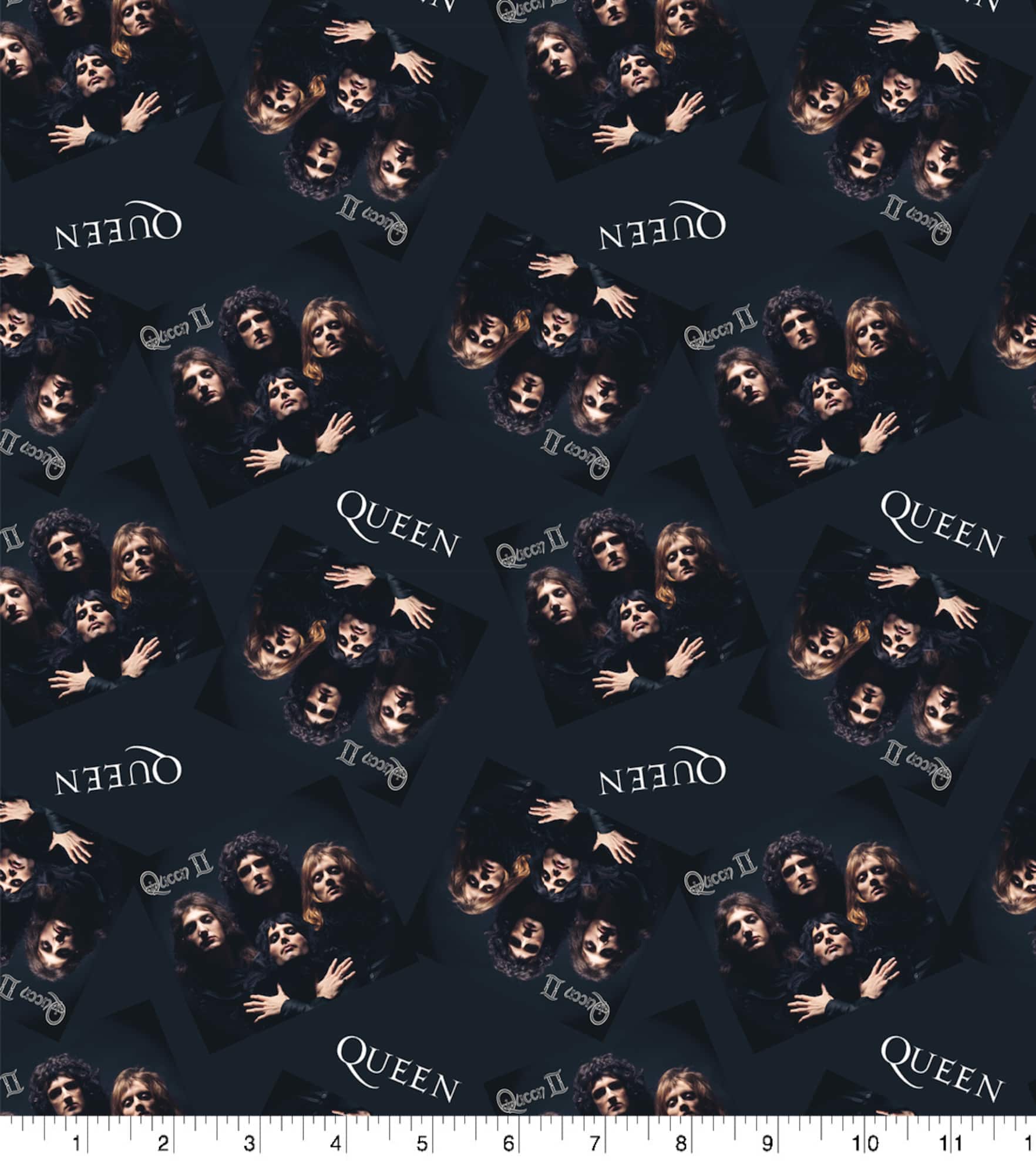 Bravado Packed Queen Faces Fabric